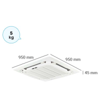 Máy lạnh âm trần Reetech RGT36/RC36-4.0hp