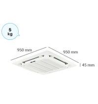 Máy lạnh âm trần Reetech Inverter 5.0 HP (5 Ngựa) RGTV48H-CA-BT model 2022