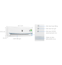 Máy lạnh Sharp Inverter AH-XP18BSW 2.0Hp
