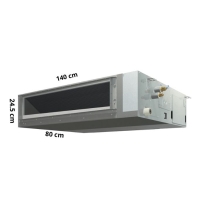 Máy lạnh giấu trần nối ống gió Daikin  Inverter FBFC100DVM9/RZFC100DY1 3 pha  - 4.0HP (điều khiển dây)