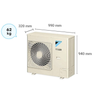 Máy lạnh âm trần Daikin FCFC125DVM/RZFC125DY1+BRC7F635F9+BYCQ125EAF Inverter – 5.0hp 3 pha (điều khiển không dây)