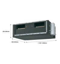 Máy lạnh giấu trần nối ống gió Panasonic S-24PFB1H5B/U-24PNB1H5 - 2.5Hp