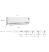 Máy lạnh treo tường Panasonic CU/CS-XU24ZKH-8 Inverter - 2.5hp