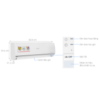 Máy lạnh Sharp Inverter AH-X10ZEW 1.0Hp