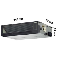 Máy lạnh giấu trần nối ống gió Panasonic Inverter S-3448PF3H/U-43PR1H5 5.0Hp