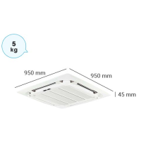Máy lạnh âm trần Reetech RGT48/RC48-5.5hp 