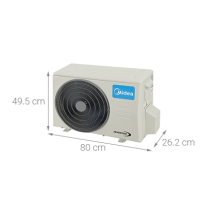Máy lạnh treo tường Midea Inverter MSAGA-10CRDN8 -1.0hp