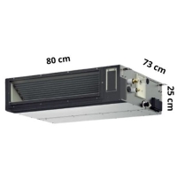 Máy lạnh giấu trần nối ống gió Panasonic Inverter S-1821PF3H/U-21PR1H5 + CZ-RTC4A 2.5HP