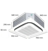 Máy lạnh âm trần Daikin Inverter FCFC50DVM/RZFC50DVM+BRC2E61+BYCQ125EAF 2.0hp-1 pha (điều khiển dây)
