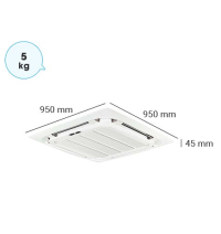 Máy lạnh âm trần Reetech Inverter 4.0 HP (4 Ngựa) RGTV36H-CAT-BT model 2022