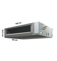 Máy lạnh giấu trần nối ống gió Daikin AST trung bình Inverter cao cấp - Điều khiển dây 3 pha FBA71BVMA9/RZF71CYM - 3.0hp