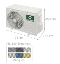 Máy lạnh treo tường Nagakawa Inverter NIS-C12R2T28 -1.5hp