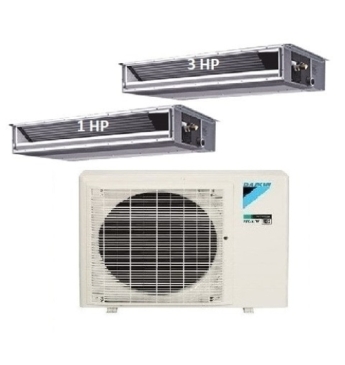 Máy Lạnh Multi Daikin Inverter 1 Dàn Nóng 3.5 HP + 2 Dàn Lạnh Giấu Trần Nối Ống Gió 1 HP-3 HP