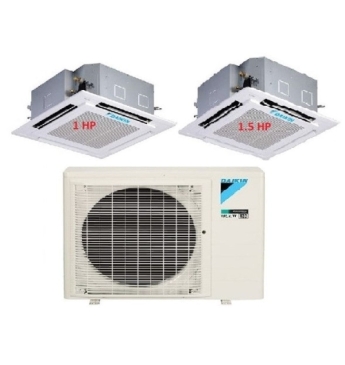 Máy Lạnh Multi Daikin Inverter 1 Dàn Nóng 2 HP + 2 Dàn Lạnh Âm Trần 1 HP – 1.5 HP