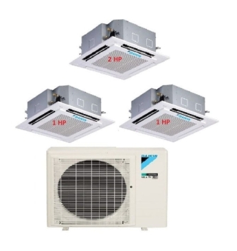 Máy Lạnh Multi Daikin Inverter 1 Dàn Nóng 3.5 HP + 3 Dàn Lạnh Âm Trần 1 HP – 2 HP