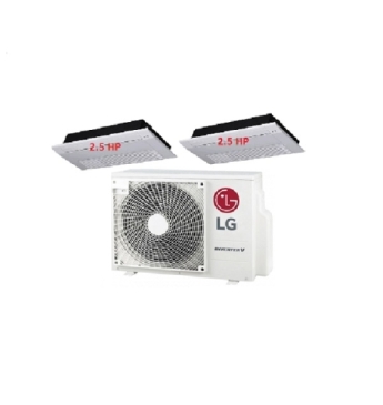 Máy Lạnh Multi LG 1 Dàn Nóng 5 Hp + 2 Dàn Lạnh Âm Trần 1 Hướng Thổi 2.5 Hp