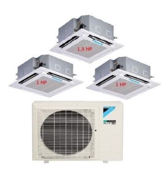 Máy Lạnh Multi Daikin Inverter 1 Dàn Nóng 3.5 HP + 3 Dàn Lạnh Âm Trần 1 HP – 1.5 HP 