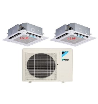 Máy Lạnh Multi Daikin Inverter 1 Dàn Nóng 2 HP + 2 Dàn Lạnh Âm Trần 1.5 HP