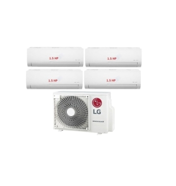 Máy Lạnh Multi LG 1 Dàn Nóng 5 Hp + 4 Dàn Lạnh Treo Tường 1.5 Hp