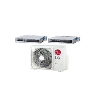 Máy Lạnh Multi LG 1 Dàn Nóng 2 Hp + 2 Dàn Lạnh Âm Trần Nối Ống Gió 1 Hp - 2 Hp