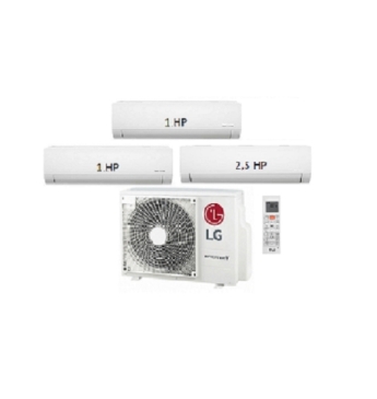 Máy Lạnh Multi LG 1 Dàn Nóng 3.5 Hp + 2 Dàn Lạnh Treo Tường 1 Hp + 1 Dàn Lạnh Treo Tường 2.5 Hp
