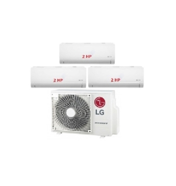 Máy Lạnh Multi LG 1 Dàn Nóng 5 Hp + 3 Dàn Lạnh Treo Tường 2 Hp