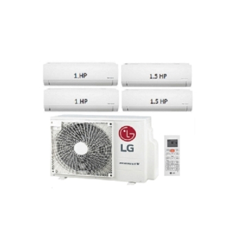 Máy Lạnh Multi LG 1 Dàn Nóng 4 Hp + 2 Dàn Lạnh Treo Tường 1 Hp + 2 Dàn Lạnh Treo Tường 1.5 Hp
