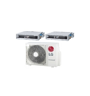 Máy Lạnh Multi LG 1 Dàn Nóng 3.5 Hp + 2 Dàn Lạnh Âm Trần Nối Ống Gió 2 Hp
