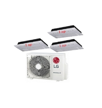 Máy Lạnh Multi LG 1 Dàn Nóng 2.5 Hp + 3 Dàn Lạnh Âm Trần 1 Hướng Thổi 1 Hp