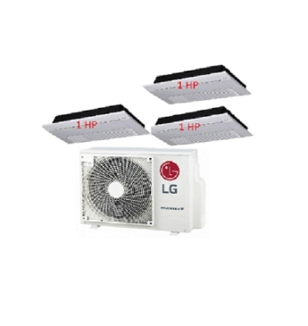 Máy Lạnh Multi LG 1 Dàn Nóng 3.5 Hp + 3 Dàn Lạnh Âm Trần 1 Hướng Thổi 1 Hp