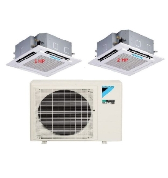 Máy Lạnh Multi Daikin Inverter 1 Dàn Nóng 2 HP + 2 Dàn Lạnh Âm Trần 1 HP – 2 HP