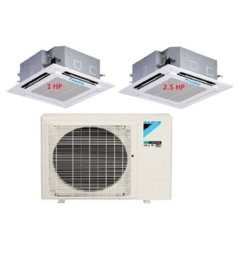 Máy Lạnh Multi Daikin Inverter 1 Dàn Nóng 3 HP + 2 Dàn Lạnh Âm Trần 1 HP – 2.5 HP