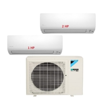 Máy Lạnh Multi Daikin Inverter 1 Dàn Nóng 2 HP + 2 Dàn Lạnh Treo Tường 1 HP - 2 HP