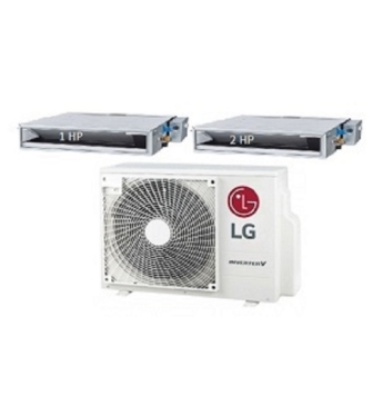 Máy Lạnh Multi LG 1 Dàn Nóng 3 Hp + 2 Dàn Lạnh Âm Trần Nối Ống Gió 1 Hp - 2 Hp 
