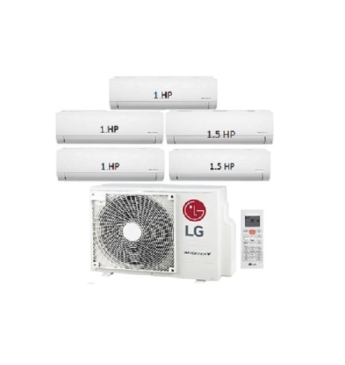 Máy Lạnh Multi LG 1 Dàn Nóng 3.5 Hp + 2 Dàn Lạnh Treo Tường 1 Hp + 1 Dàn Lạnh Treo Tường 2 Hp