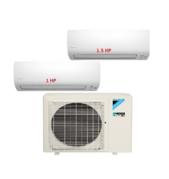 Máy Lạnh Multi Daikin Inverter 1 Dàn Nóng 2 HP + 2 Dàn Lạnh Treo Tường 1 HP - 1.5 HP