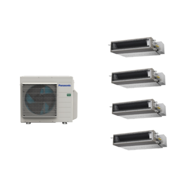 Hệ thống máy lạnh giấu trần nối ống gió Multi Inverter Panasonic R32 - 4.0HP