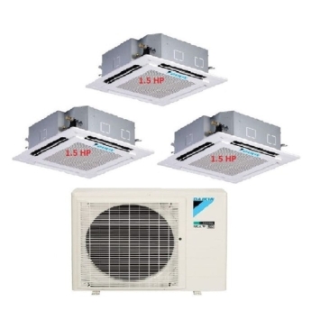 Máy Lạnh Multi Daikin Inverter 1 Dàn Nóng 4 HP + 3 Dàn Lạnh Âm Trần 1.5 HP