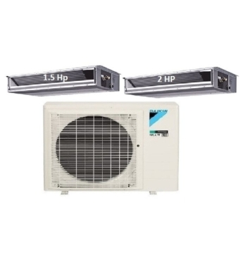 Máy Lạnh Multi Daikin Inverter 1 Dàn Nóng 3.5 HP + 2 Dàn Lạnh Giấu Trần Nối Ống Gió 1.5 HP- 2 HP
