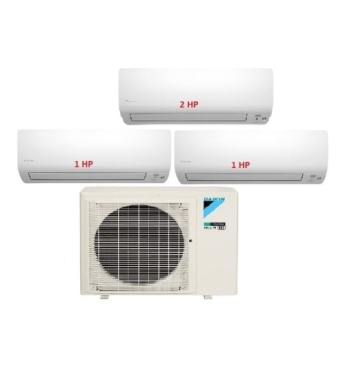 Máy Lạnh Multi Daikin Inverter 1 Dàn Nóng 3.5 HP + 3 Dàn Lạnh Treo Tường 1 HP - 2 HP 