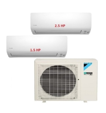 Máy Lạnh Multi Daikin Inverter 1 Dàn Nóng 3.5 HP + 2 Dàn Lạnh Treo Tường 1.5 HP – 2.5 HP