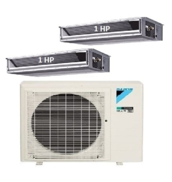 Máy Lạnh Multi Daikin Inverter 1 Dàn Nóng 2 HP + 2 Dàn Lạnh Giấu Trần Nối Ống Gió 1 HP