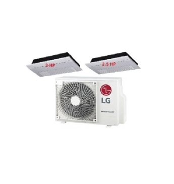 Máy Lạnh Multi LG 1 Dàn Nóng 4 Hp + 2 Dàn Lạnh Âm Trần 1 Hướng Thổi 2 Hp - 2.5 Hp 