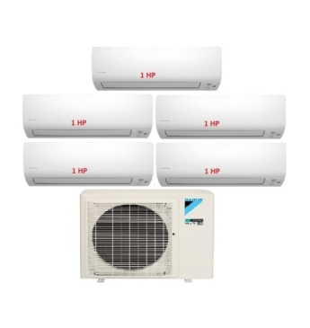 Máy Lạnh Multi Daikin Inverter 1 Dàn Nóng 4 HP + 5 Dàn Lạnh Treo Tường 1 HP