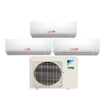 Máy Lạnh Multi Daikin Inverter 1 Dàn Nóng 3.5 HP + 3 Dàn Lạnh Treo Tường 1 HP - 1.5 HP